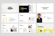 Studio Minimal Presentation Template, a Presentation Template by Graphpexel (Thumbnail 3 of 11)