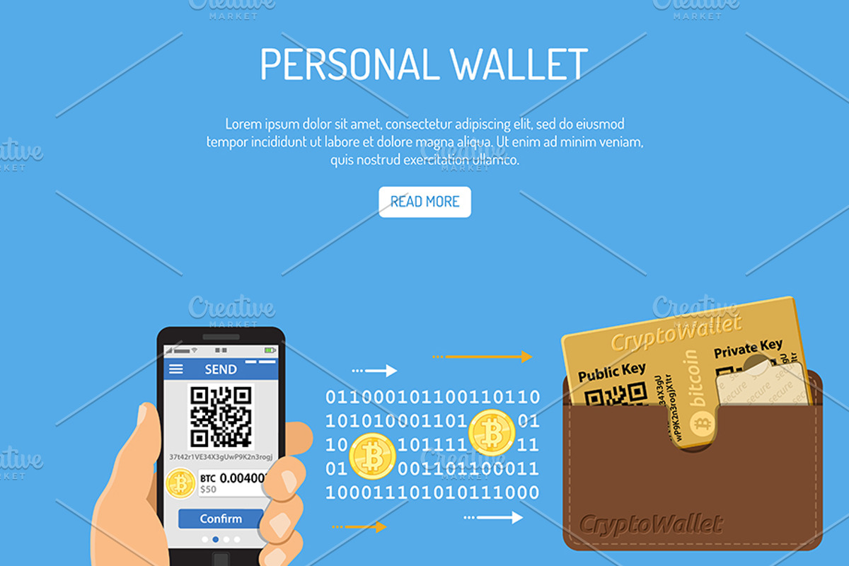 Crypto currency bitcoin technology, a Finance Illustration by TAlex (Photo 6 of 7)