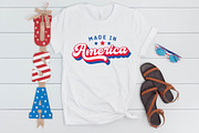 Made In America SVG-Patriotic Retro, an Object Graphic by BeeCraftR (Thumbnail 5 of 5)