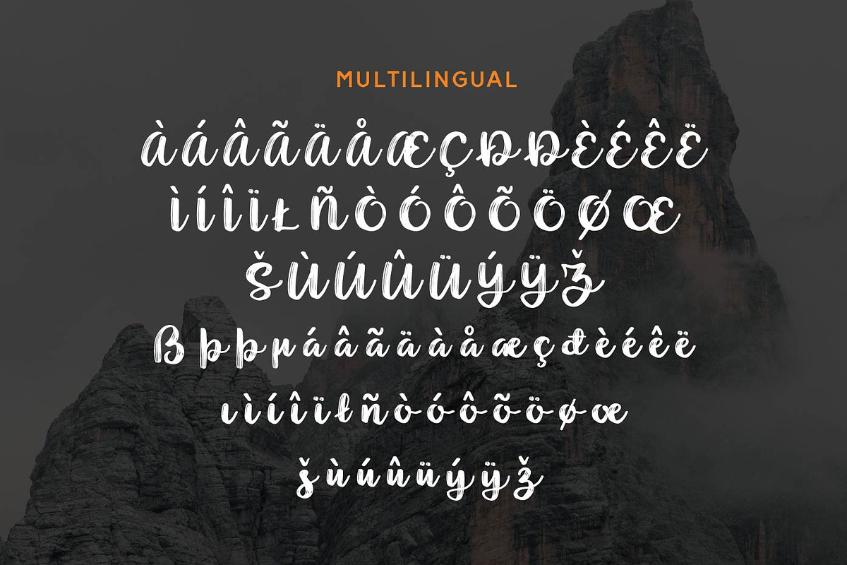 Noyram - Brush Script Fonts, a Script Font by Patria Ari (P4tcreativa) (Photo 8 of 9)