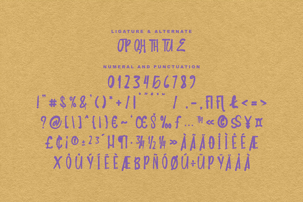 Opeqh Handmade Stylish Display Brush, a Handwritten Font by Maulana Creative (Photo 7 of 8)