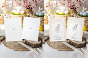 Two Easter Invitation Cards Mockup, a Product Mockup by TatiMockup (Thumbnail 2 of 3)
