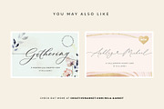 Darling Peach Wedding Heart Script, a Script Font by Mila Garret (Thumbnail 16 of 16)
