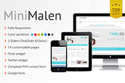 MiniMalen - Responsive HTML Template, a Websites & App Template by Critical Gears (Thumbnail 1 of 2)