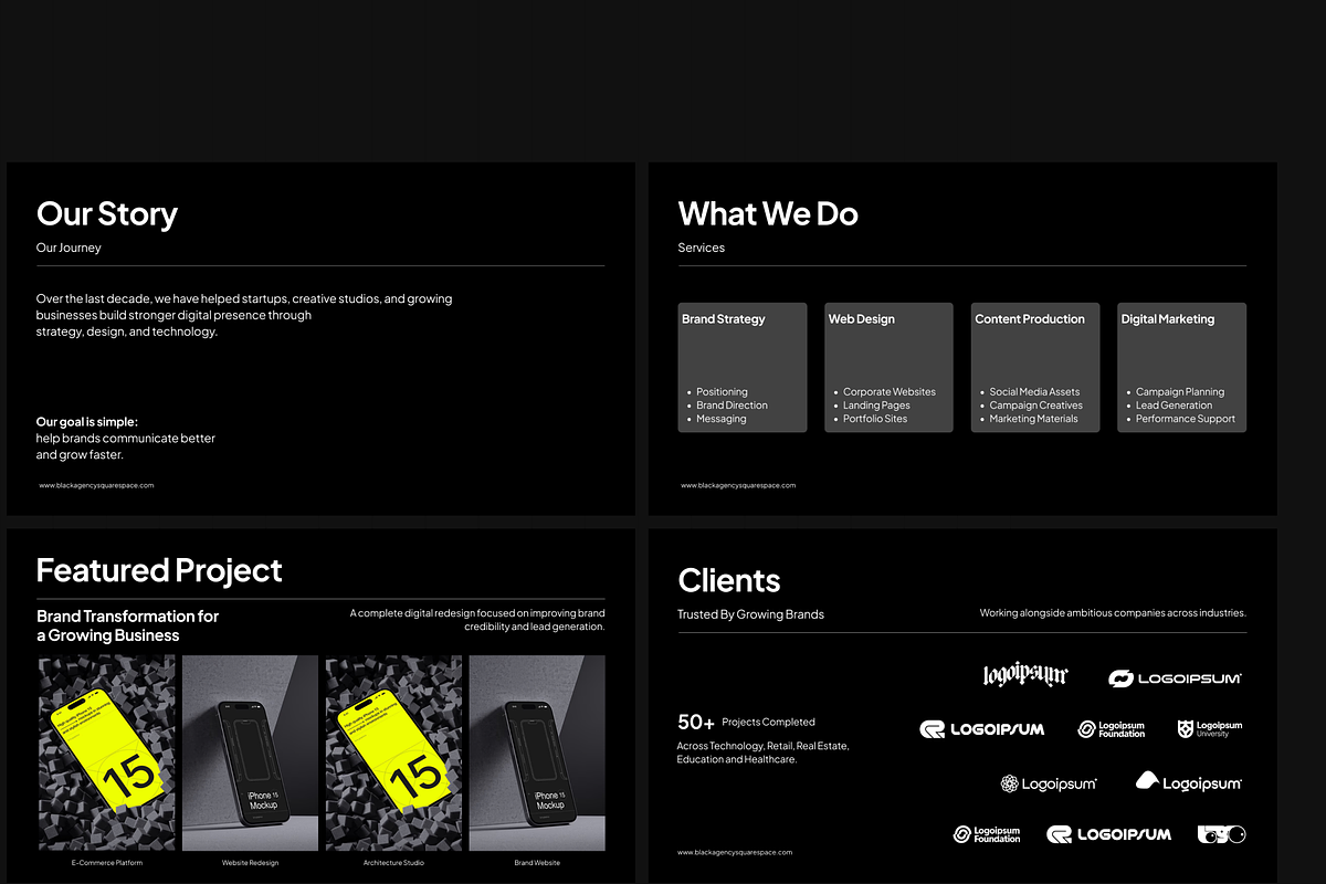 Agency Company Profile Template, a Presentation Template by bonjourdsgnco (Photo 4 of 4)