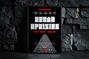 Brutalist Block Rough Display Font, a Font by PutraCetol Studio (Thumbnail 4 of 5)