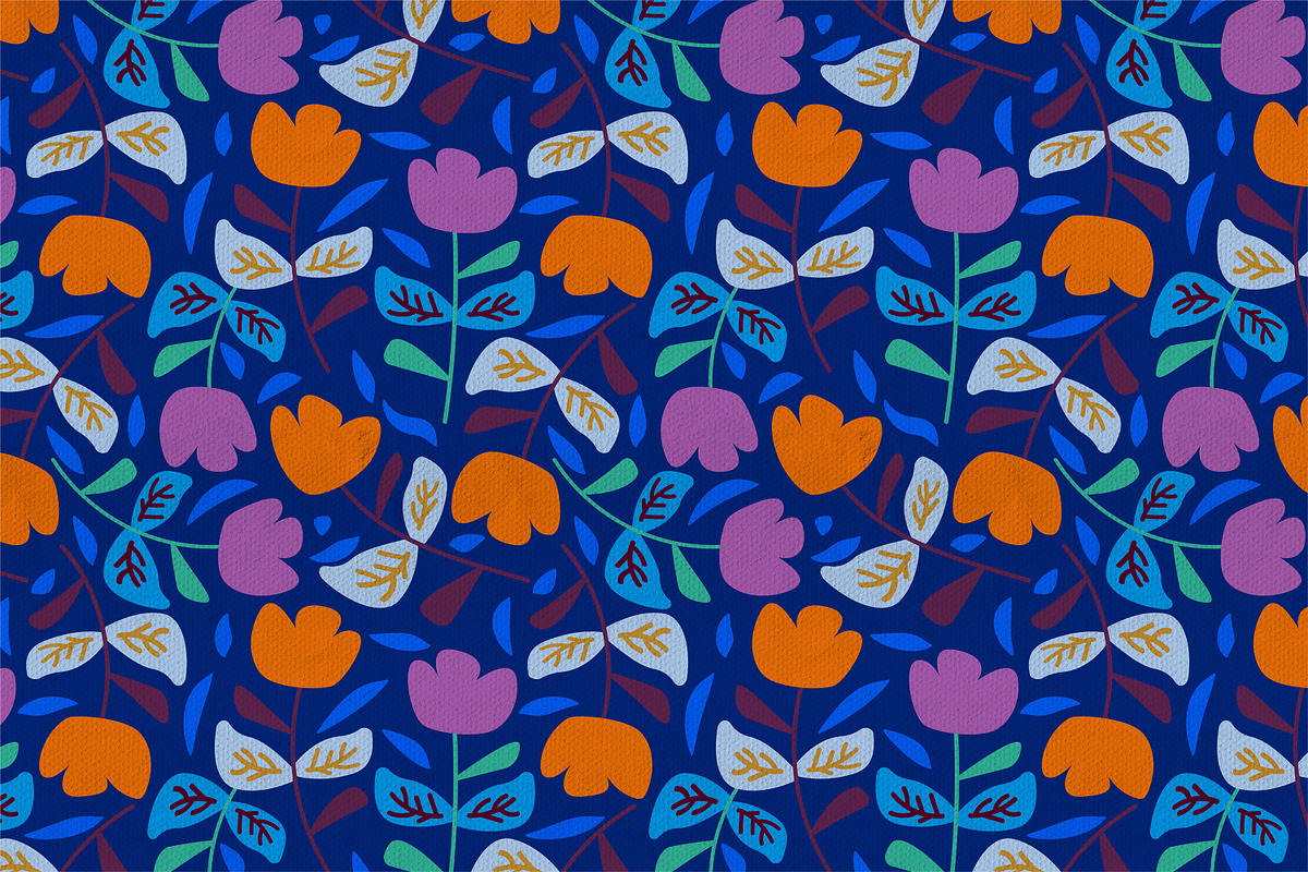 Floral Fifties Patterns, a Pattern Graphic by Anny Cecilia Walter (Photo 3 of 10)