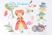 Alice in Wonderland PNG Clipart., a Food Illustration by RivusArt (Thumbnail 1 of 4)