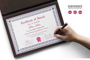 383. Modern Certificate Template