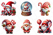 Christmas Candy Cane Icing Gnome, an Illustration by DreamPrint404 (Thumbnail 3 of 4)
