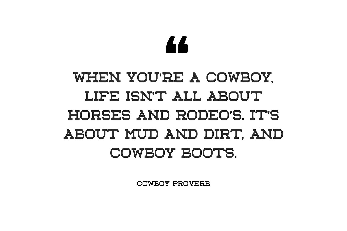 Cowboy Wildwest Slab Serif Font, a Slab Serif Font by UICreative (Photo 5 of 10)