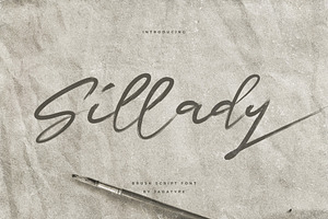 Sillady Font Brush Script