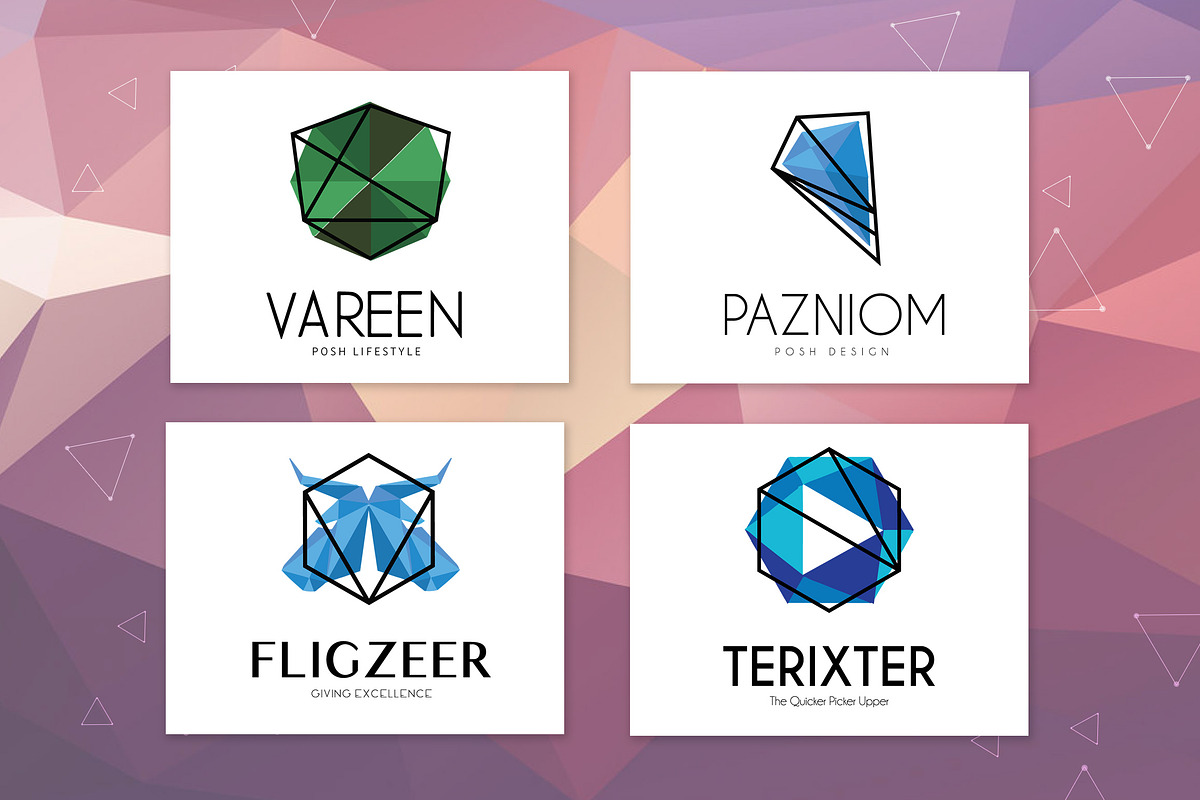 Futuristic & Geometric Logos Bundle, a Branding & Logo Template by AN Productions (Photo 34 of 47)
