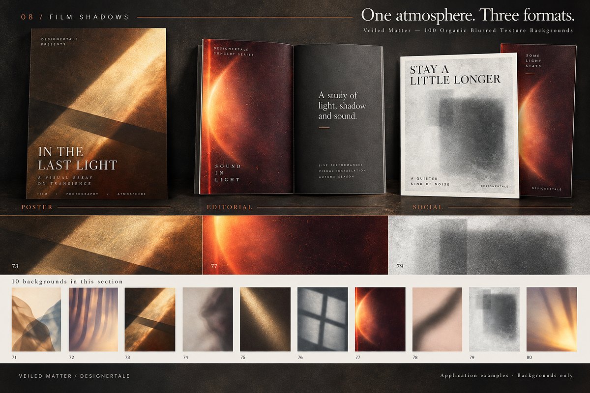 100 Organic Blurred Textures, a Background Graphic by Designertale (Photo 9 of 12)