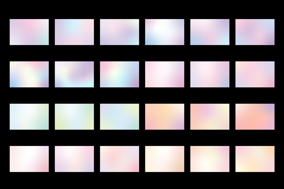 24 Editable Vector Gradients, a Texture Graphic by Juksy (Photo 3 of 7)
