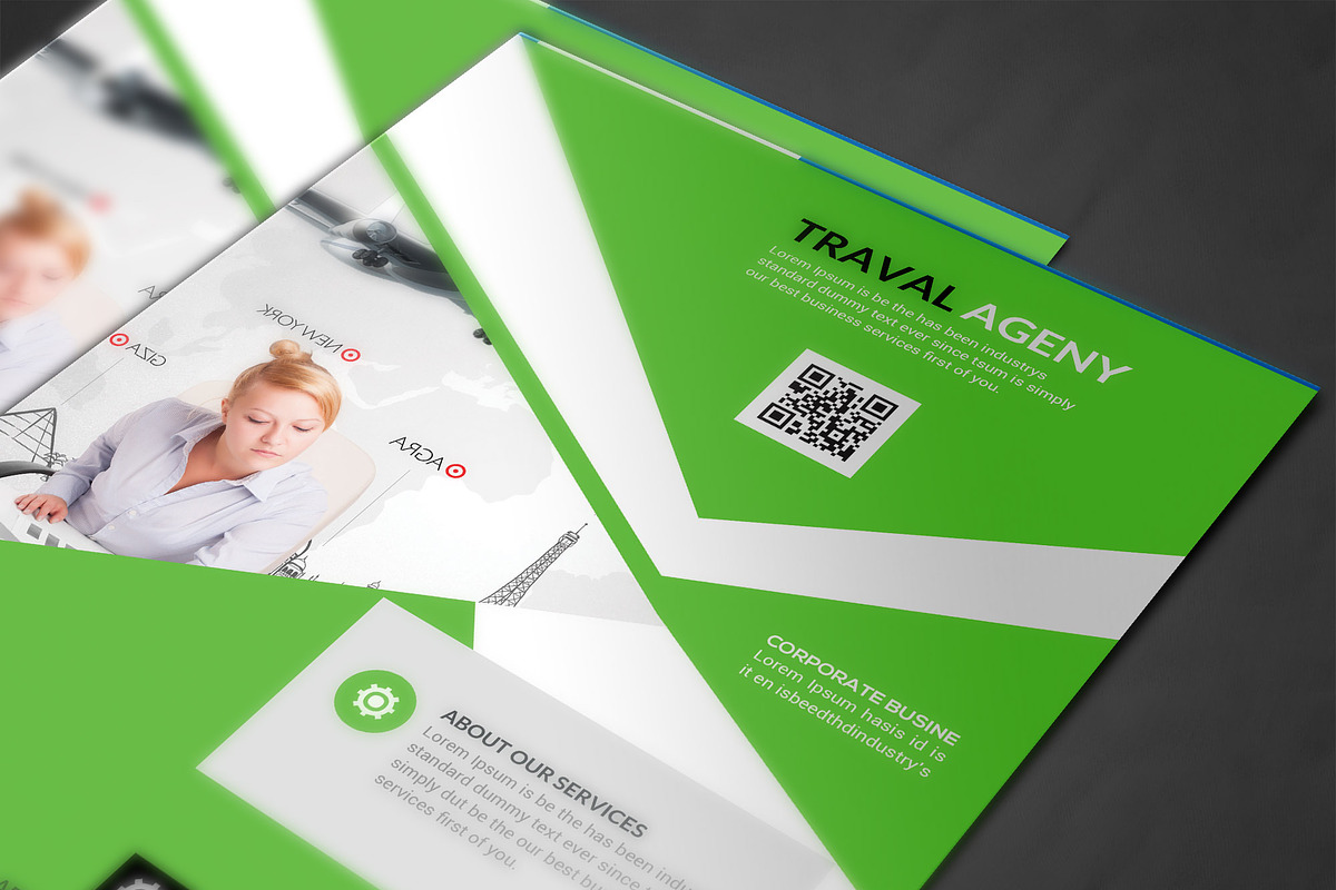 Traval Ageny Flyer, a Poster Template by graphicforest (Photo 4 of 4)