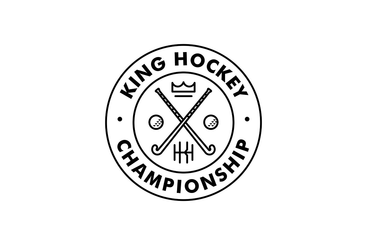 King Hockey Sport Emblem Badge Logo, a Branding & Logo Template by Buqancreative (Photo 3 of 4)