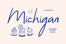 CS Michigan – Handwritten Font