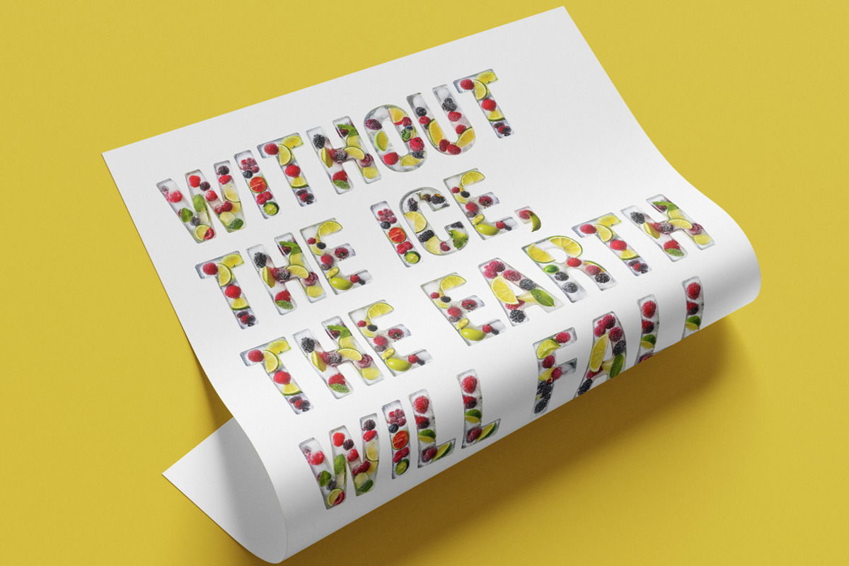 Berry Ice Cubes Font, a Sans Serif Font by Handmadefont (Photo 8 of 10)