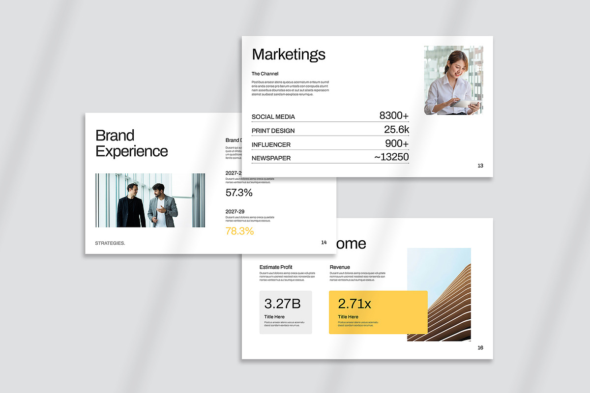 Brand Strategy Presentation Template, a Presentation Template by Oriofix (Photo 4 of 11)