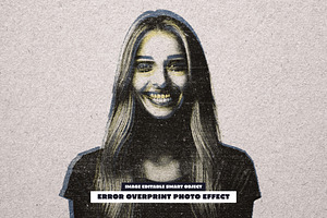 Error Overprint Photo Effect