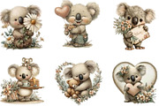 Mothers Day Funny Koala Clipart, an Illustration by Designking (Thumbnail 3 of 5)