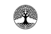 Tree of Life Circle SVG Bundle, an Illustration by Gfx_Store (Thumbnail 2 of 50)