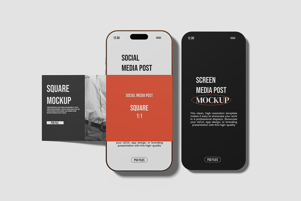 Social Media Post Mockup, an iPhone Mockup by Graphicbars (Photo 8 of 11)