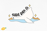 Retro Silly Goose PNG, an Animal Illustration by LemonDesign (Thumbnail 4 of 13)