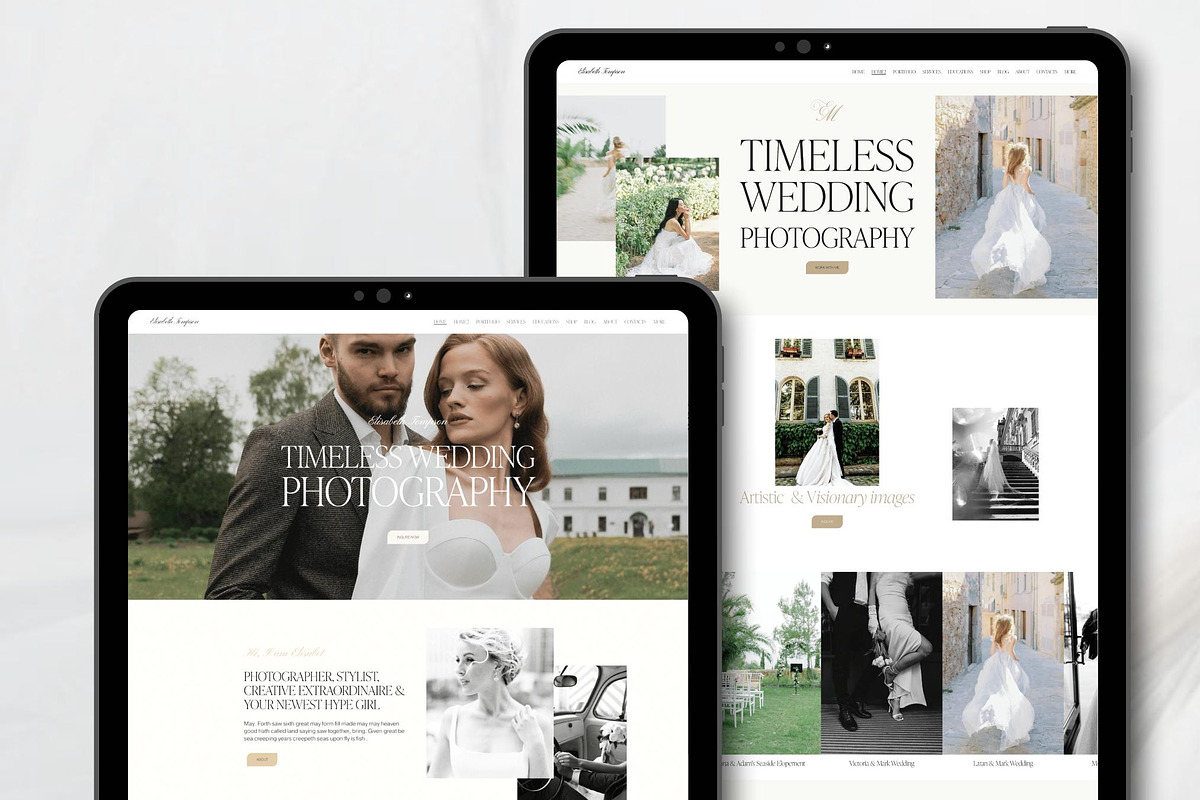 Squarespace photography template, a Squarespace Template by Presentibox (Photo 5 of 13)