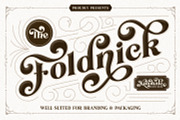 The Foldnick, a Sans Serif Font by Kulokale (Thumbnail 2 of 10)
