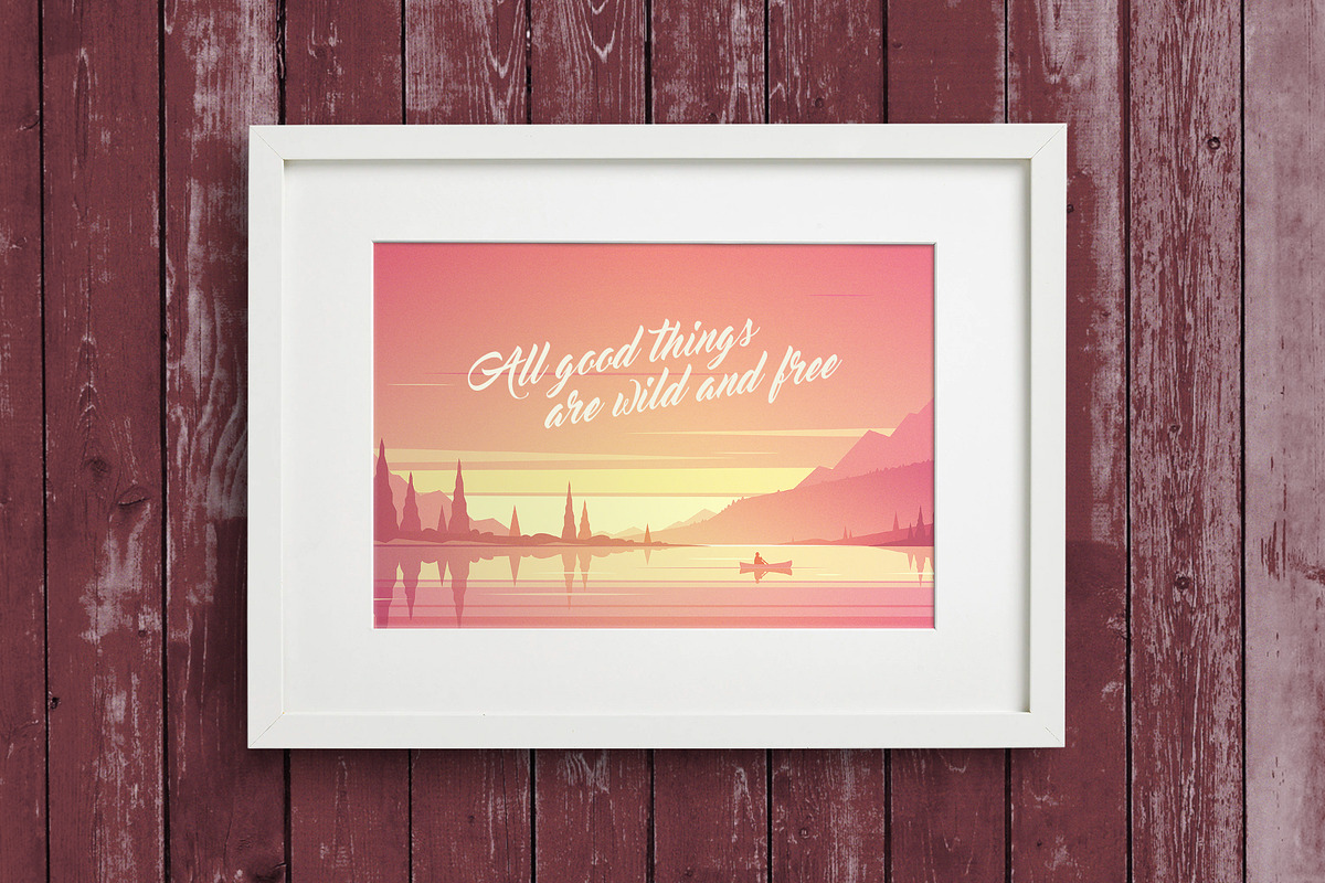 Vector Nature Landscapes, an Illustration by Darumo Shop (Photo 5 of 6)
