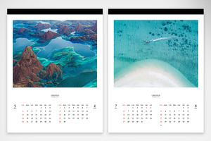 Clean Bimonthly 2025 Calendar