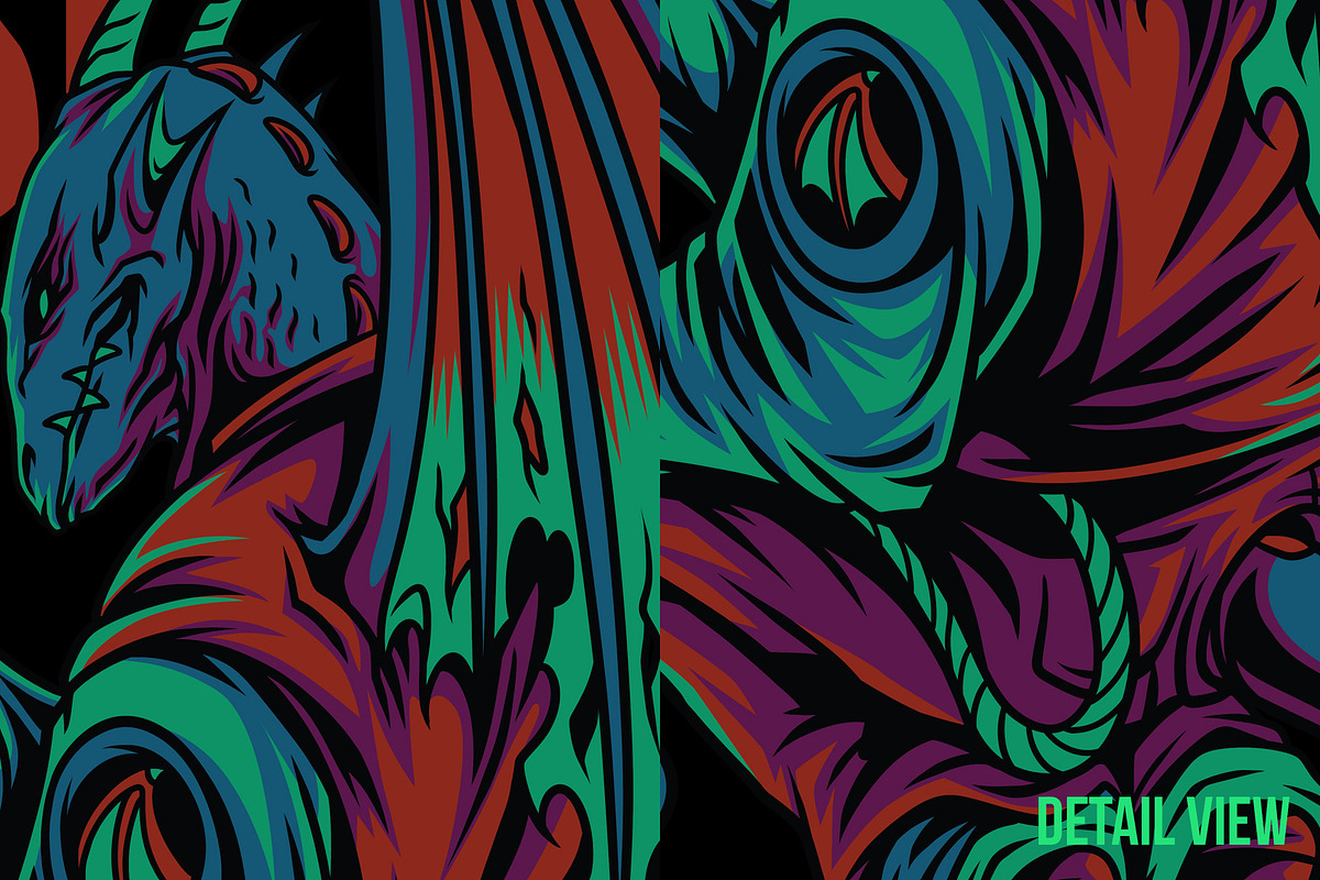 Hyper Beast Mutant Illustration, a Work Illustration by badsyxn (Photo 3 of 5)