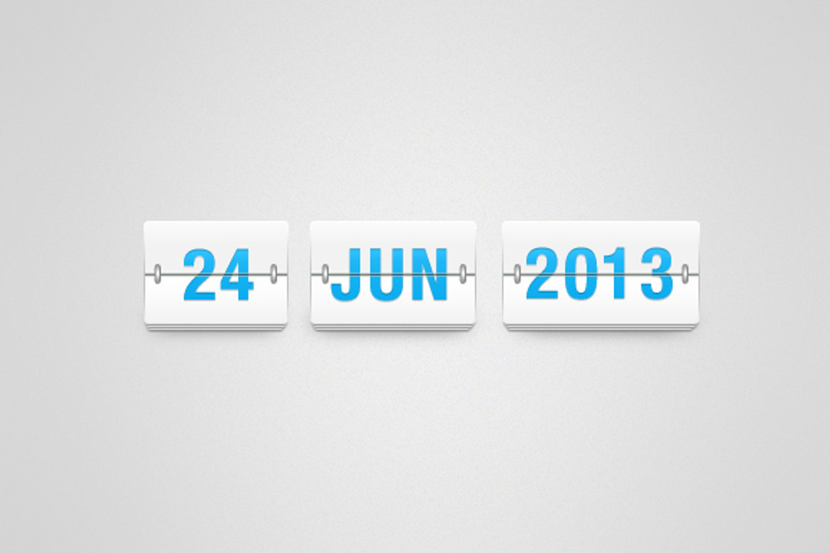 Clean Flip Time & Date Board, a Graphic by Creative VIP | Creative Market