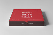 27 Pizza Box Mock-up, a Packaging Mockup by Yogurt86 (Thumbnail 2 of 7)