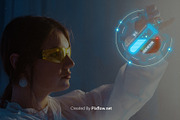 HUD Medical Elements, an Object Graphic by Pixflow (Thumbnail 2 of 5)