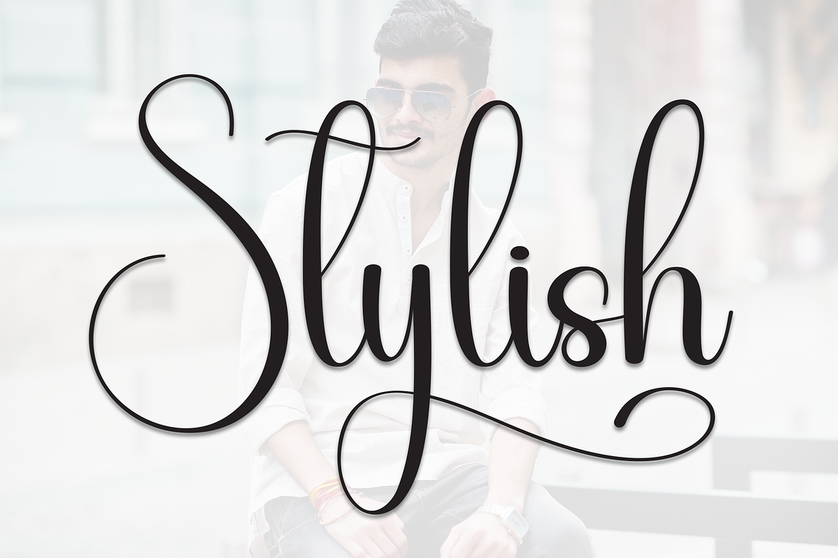 Stylish | Script Font, a Handwritten Font by Scratchones (Photo 1 of 9)