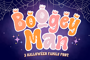 Boogeyman is Halloween font, a Handwritten Font by Brown Cupple (Thumbnail 1 of 9)