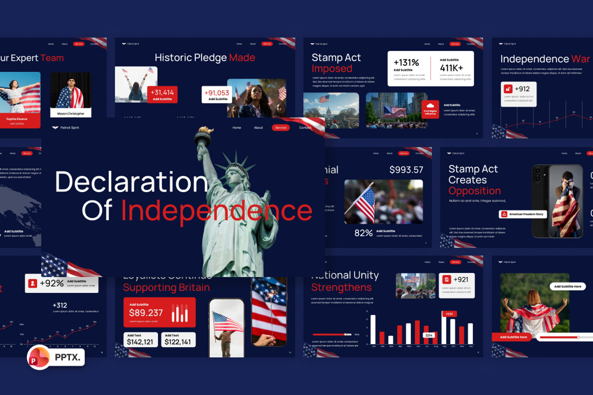 Declaration of Independence, a Presentation Template by Loin Studio (Photo 1 of 4)