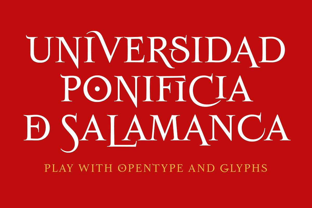 Salamanca TF Roman, a Serif Font by TypeFaith Fonts (Photo 4 of 12)