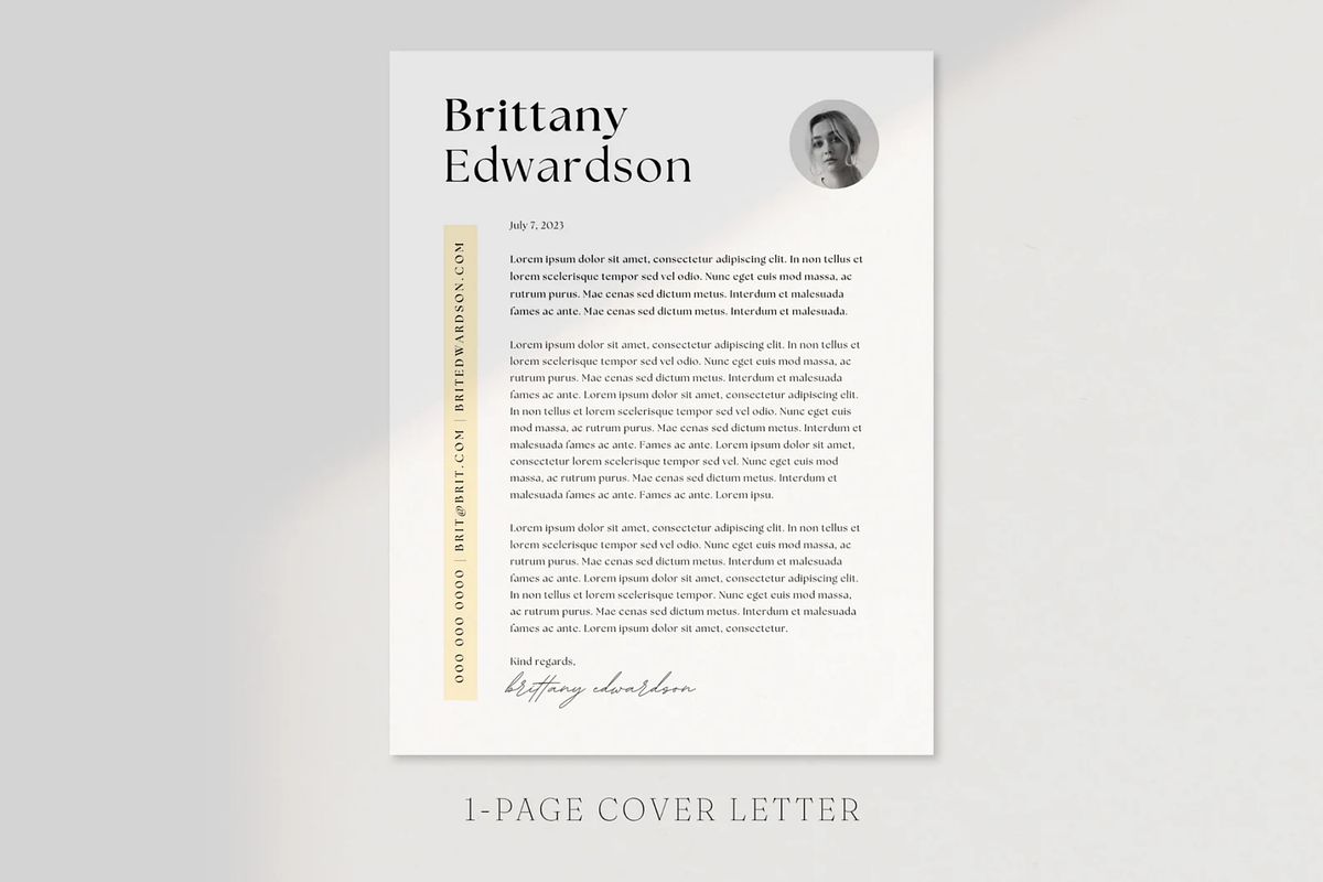 Creative Resume Template Canva, a Resume Template by frommakertomaker (Photo 5 of 8)