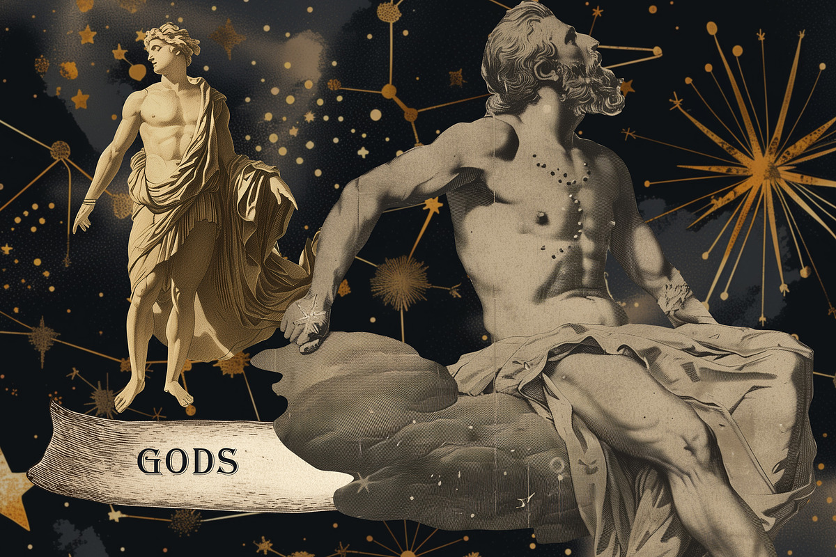 Vintage celestial in engraving style, a Decorative Illustration by Chikovnaya (Photo 7 of 16)