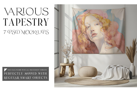 Various Tapestry Mockups, a Household Mockup by mock-ups
