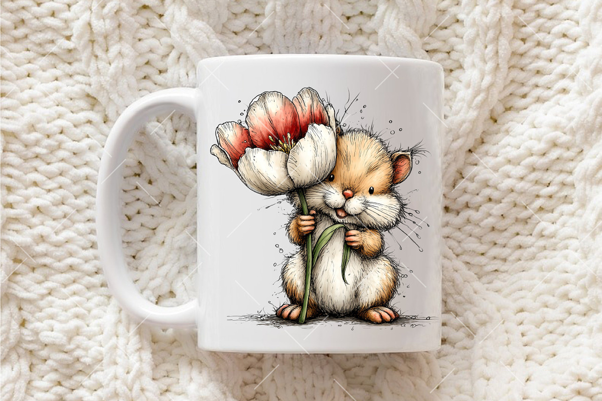 Quirky Peeking Spring Animals Clipar, an Illustration by OK Design (Photo 6 of 6)