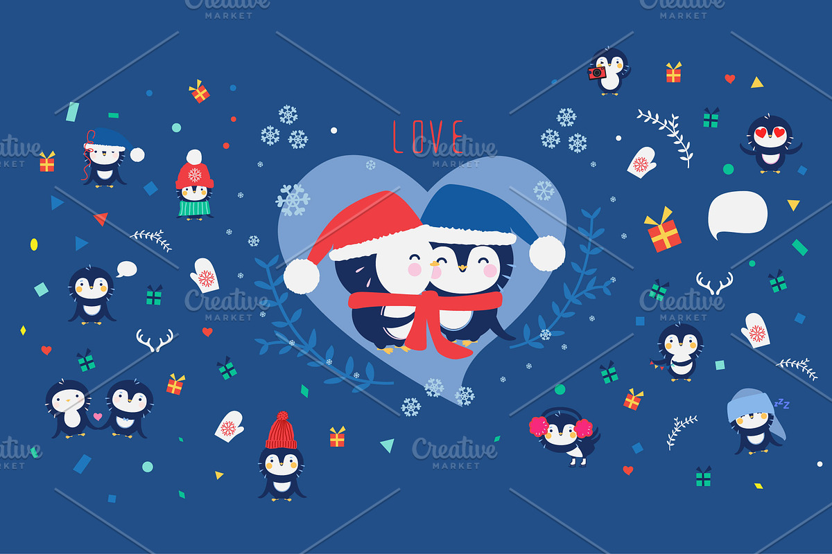 Cute Penguins, an Animal Illustration by Alena (Photo 2 of 6)