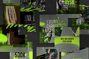 Vandalsm Puzzle Instagram Feed, a Social Media Template by Azruca (Thumbnail 6 of 7)