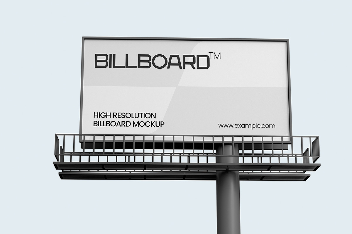 Billboard Advertising Mockup PSD, an Advertising Mockup by graphypix (Photo 1 of 4)