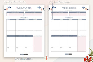 Weekly Planner In Word & Digital PDF