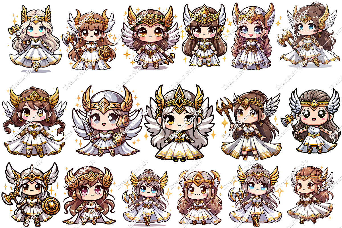 Princess clipart,Princess png,Valkyr, an Object Graphic by DreamerStarCo (Photo 2 of 5)